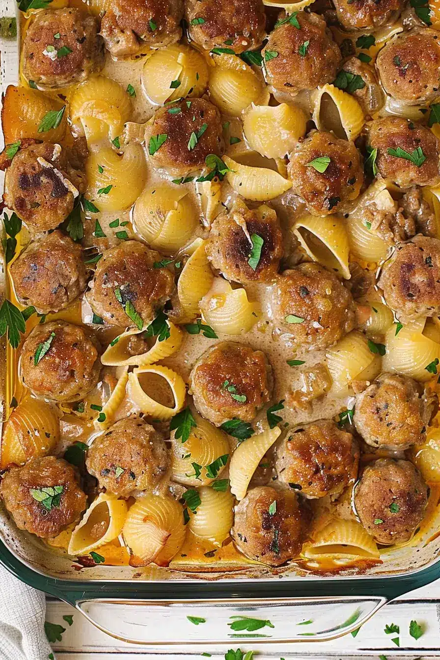 Easy Swedish Meatball Casserole With 6 Ingredients (2)